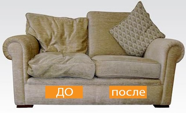Перетяжка диванов в СПб